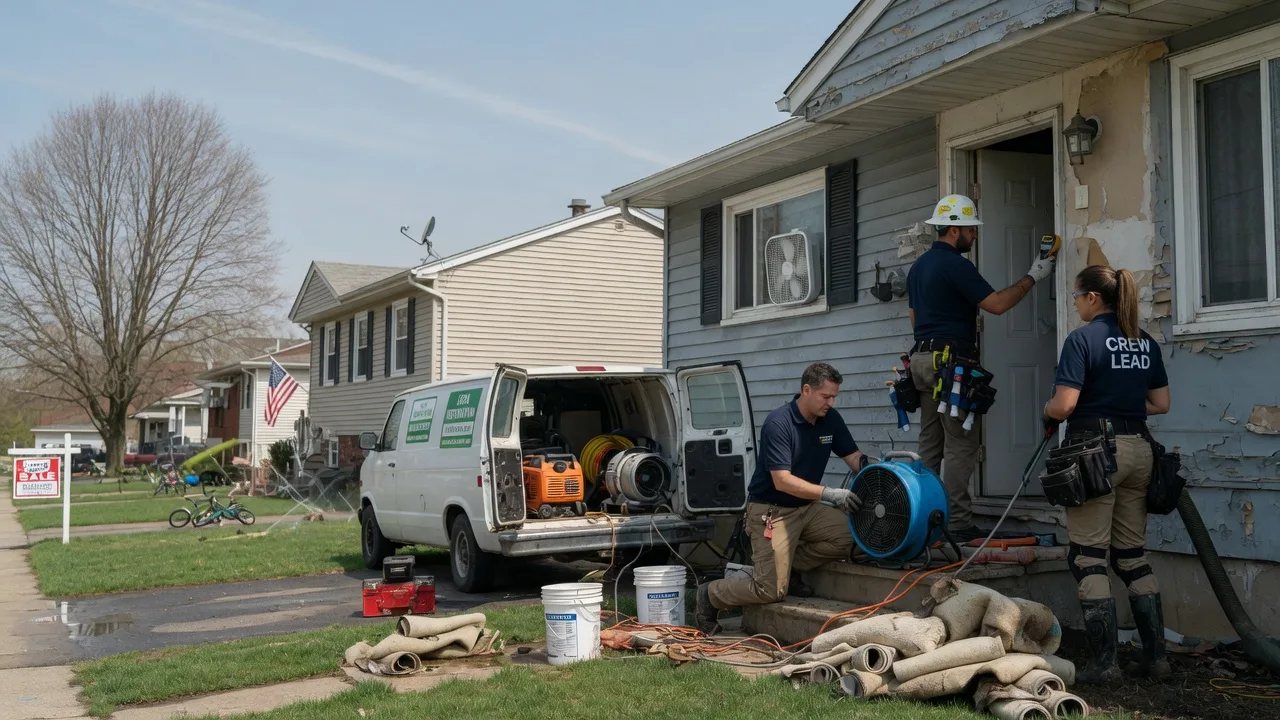Flood Cleanup in Salineville, OH near me